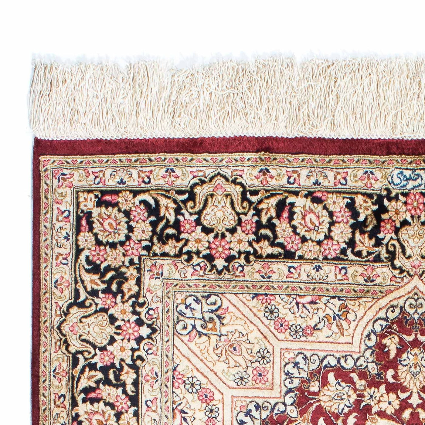 Qom Tapijt 144x95cm - Perzisch tapijt
