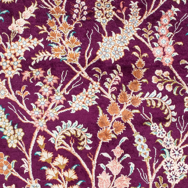 Perzisch tapijt - Ghom - 144 x 97 cm - paars