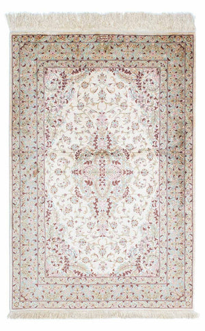 Perzisch tapijt - Ghom - 147 x 98 cm - beige