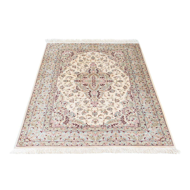 Perzisch tapijt - Ghom - 147 x 98 cm - beige