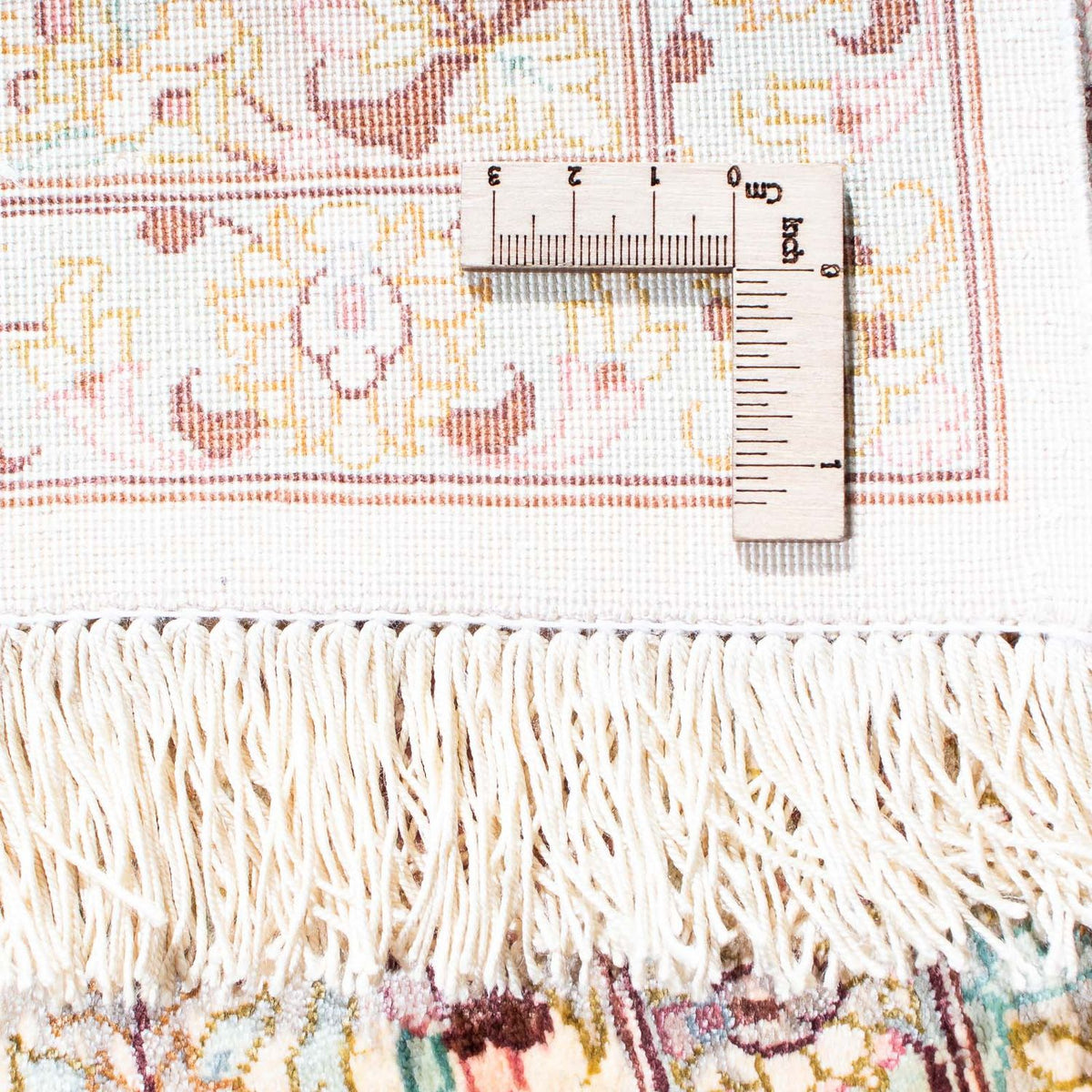 Perzisch tapijt - Ghom - 147 x 98 cm - beige