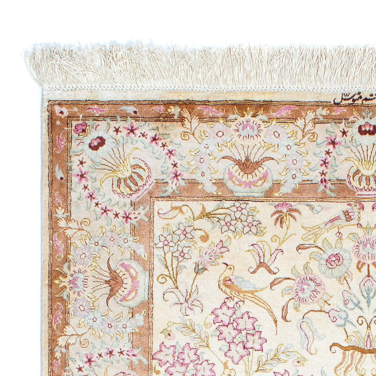 Qom Tapijt 95x155cm - Perzisch tapijt