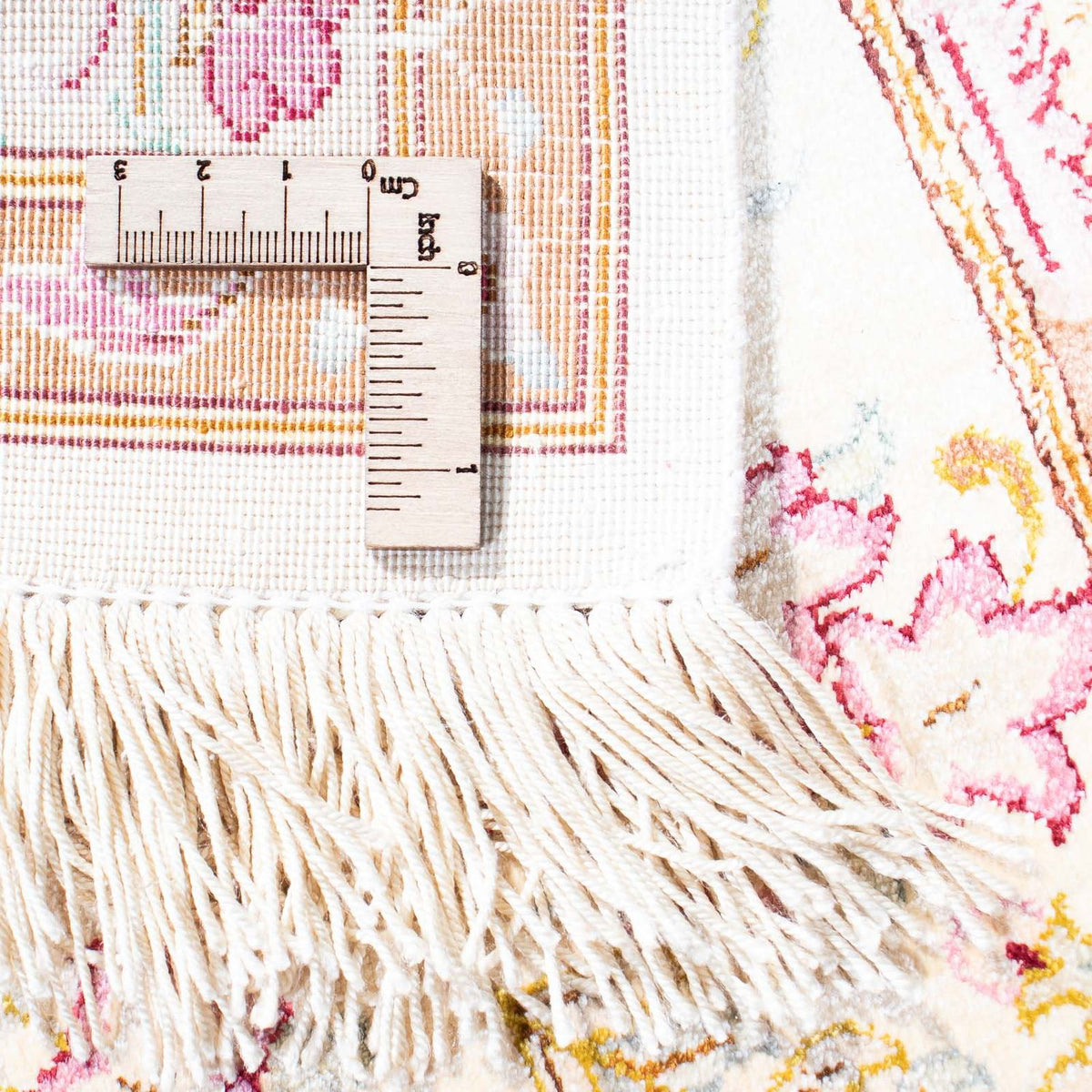 Perzisch tapijt - Ghom - 155 x 95 cm - beige