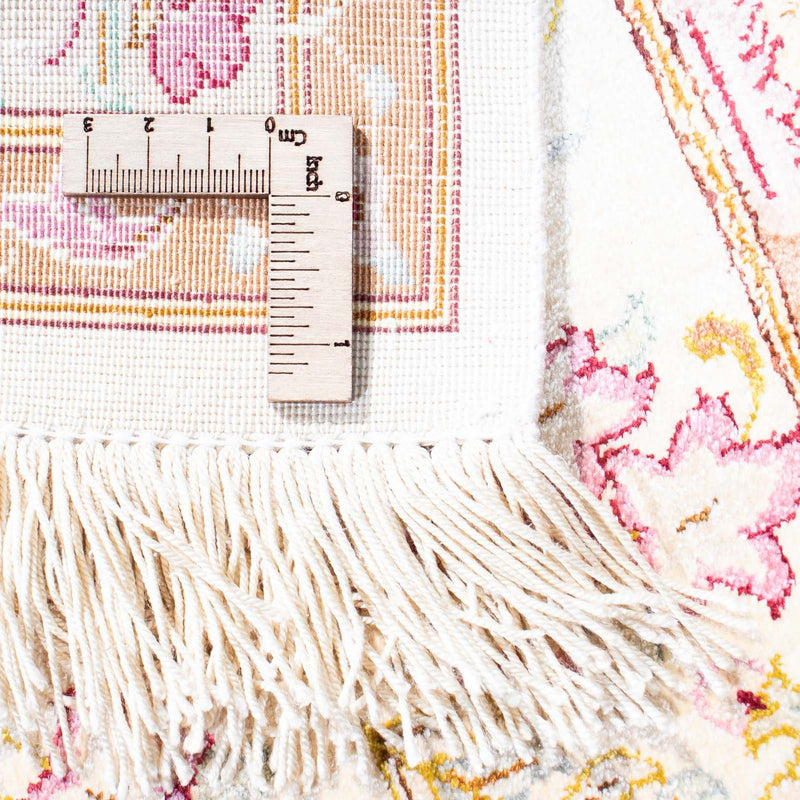 Perzisch tapijt - Ghom - 155 x 95 cm - beige