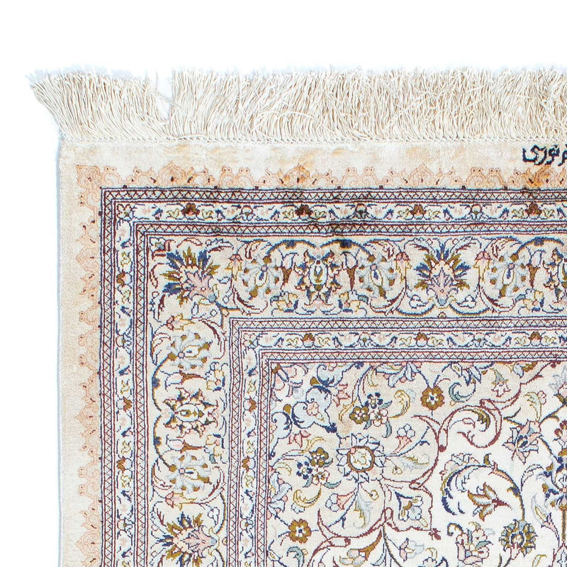 Perzisch tapijt - Ghom - 147 x 97 cm - beige