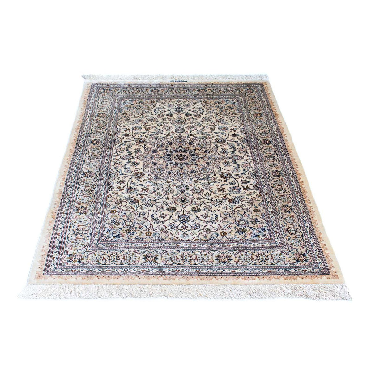 Perzisch tapijt - Ghom - 147 x 97 cm - beige