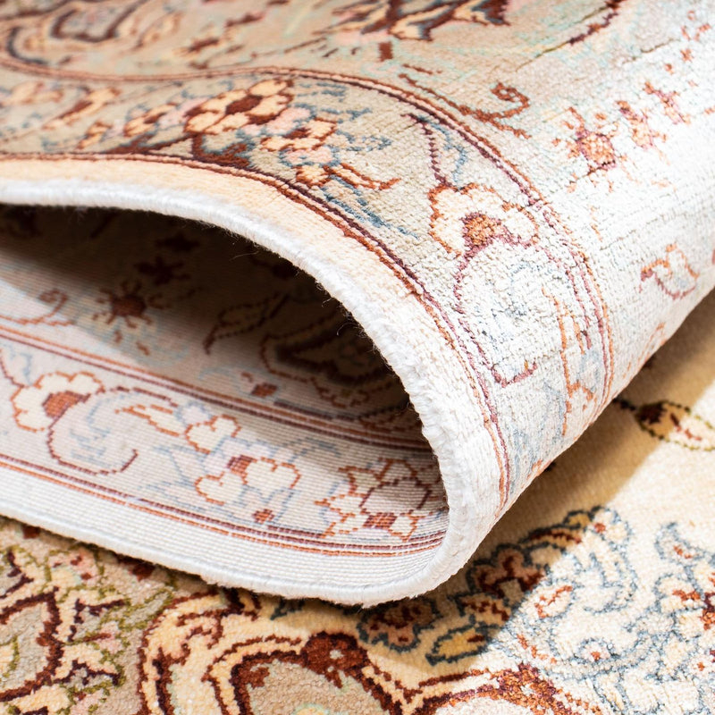 Perzisch tapijt - Ghom - 155 x 97 cm - beige