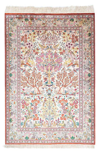 Perzisch tapijt - Ghom - 148 x 100 cm - beige
