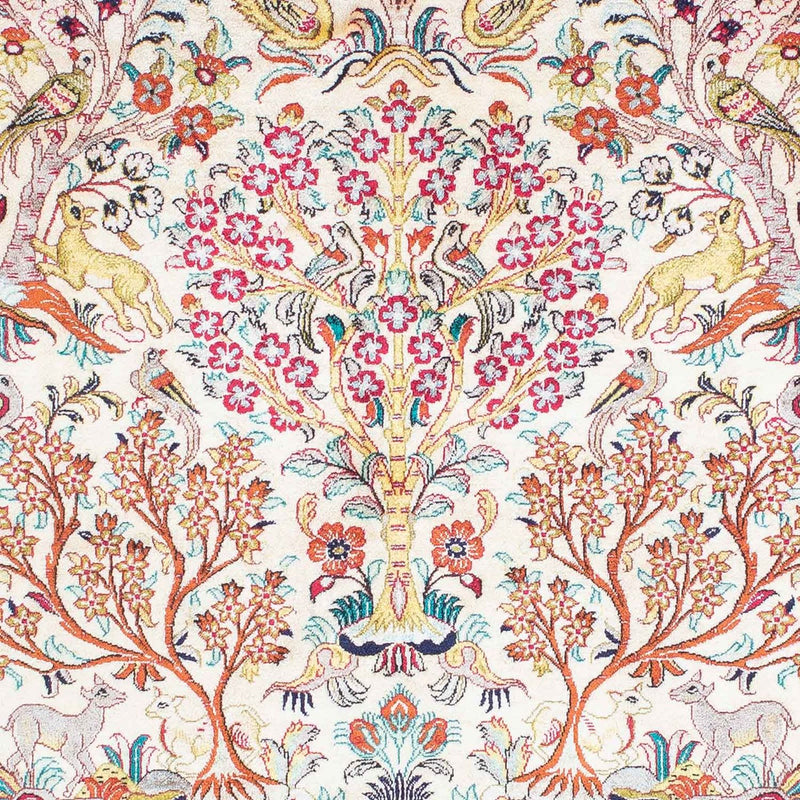 Perzisch tapijt - Ghom - 148 x 100 cm - beige