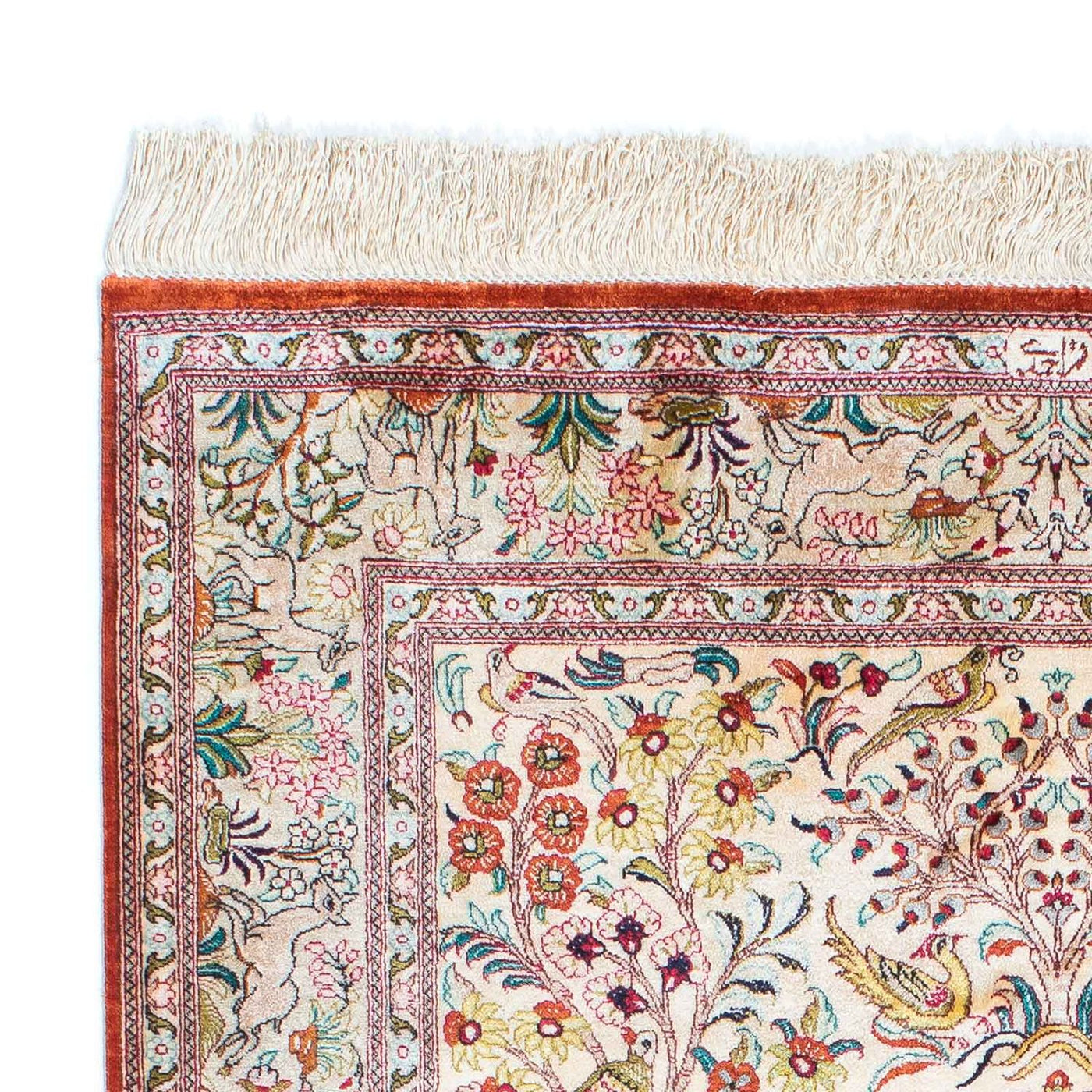 Qom Tapijt 148x100cm - Perzisch tapijt