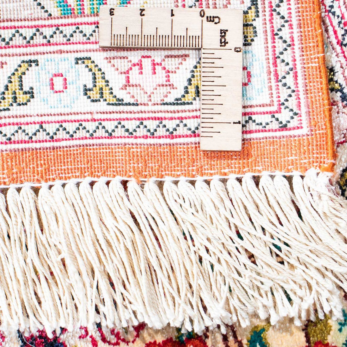 Perzisch tapijt - Ghom - 148 x 100 cm - beige