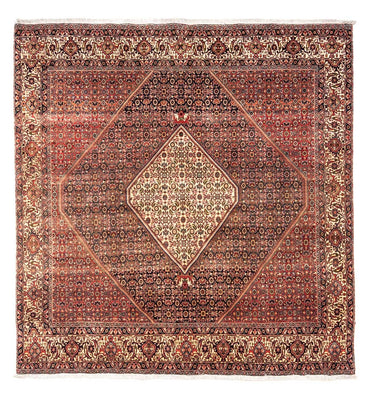 Perzisch tapijt - Bijar - Koninklijk vierkant  - 208 x 198 cm - rood