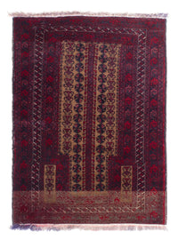 Baluch tapijt - 125 x 92 cm - donkerrood
