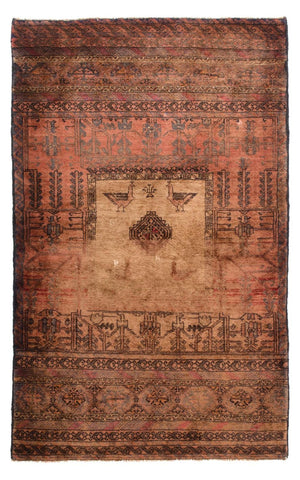 Baluch tapijt - 172 x 105 cm - bruin