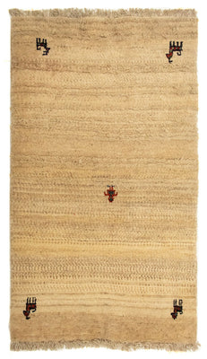 Gabbeh tapijt - Perzisch - 133 x 78 cm - beige