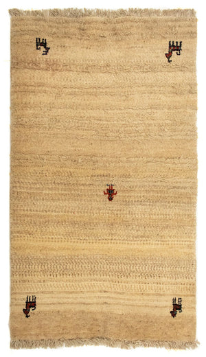 Gabbeh tapijt - Perzisch - 133 x 78 cm - beige