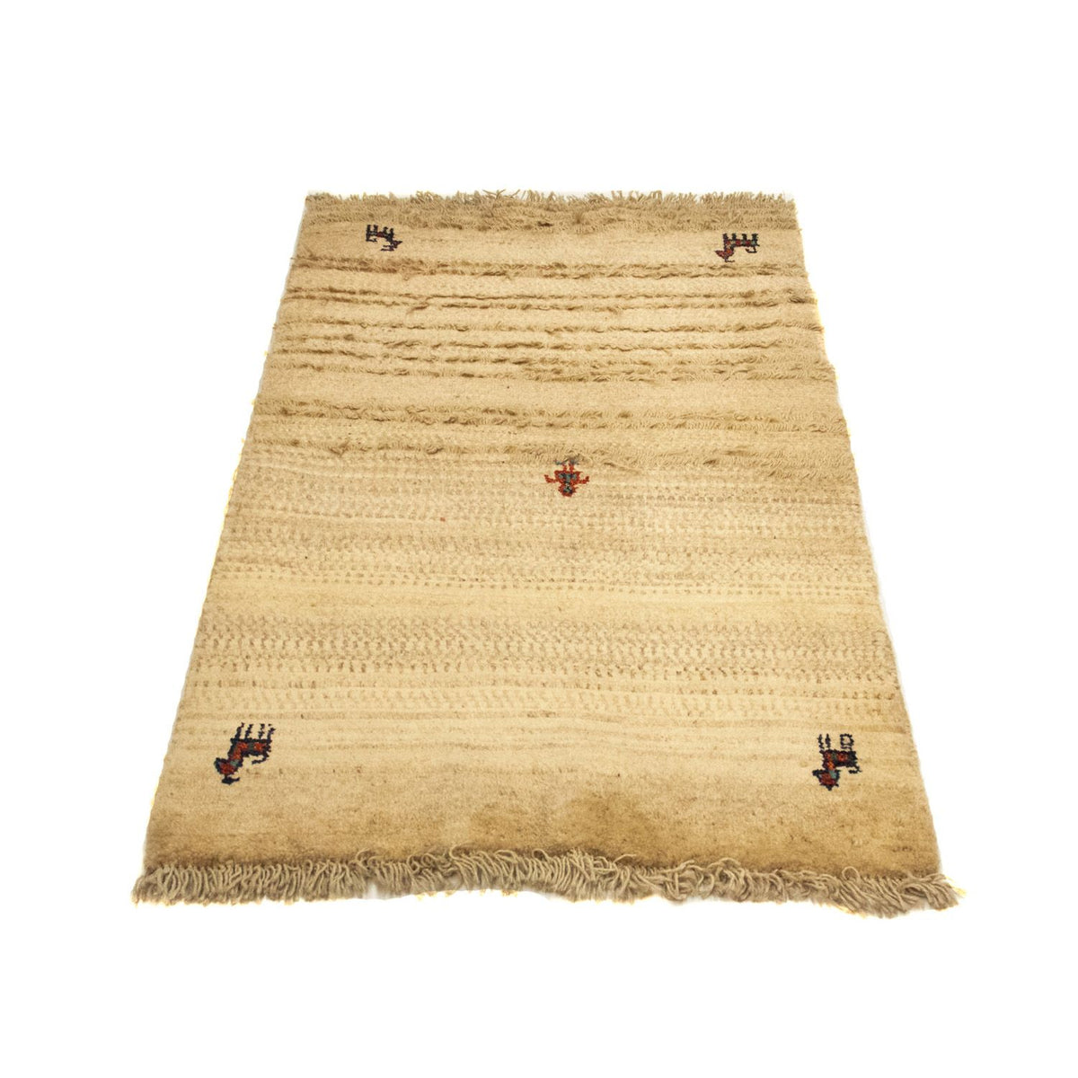 Gabbeh tapijt - Perzisch - 133 x 78 cm - beige