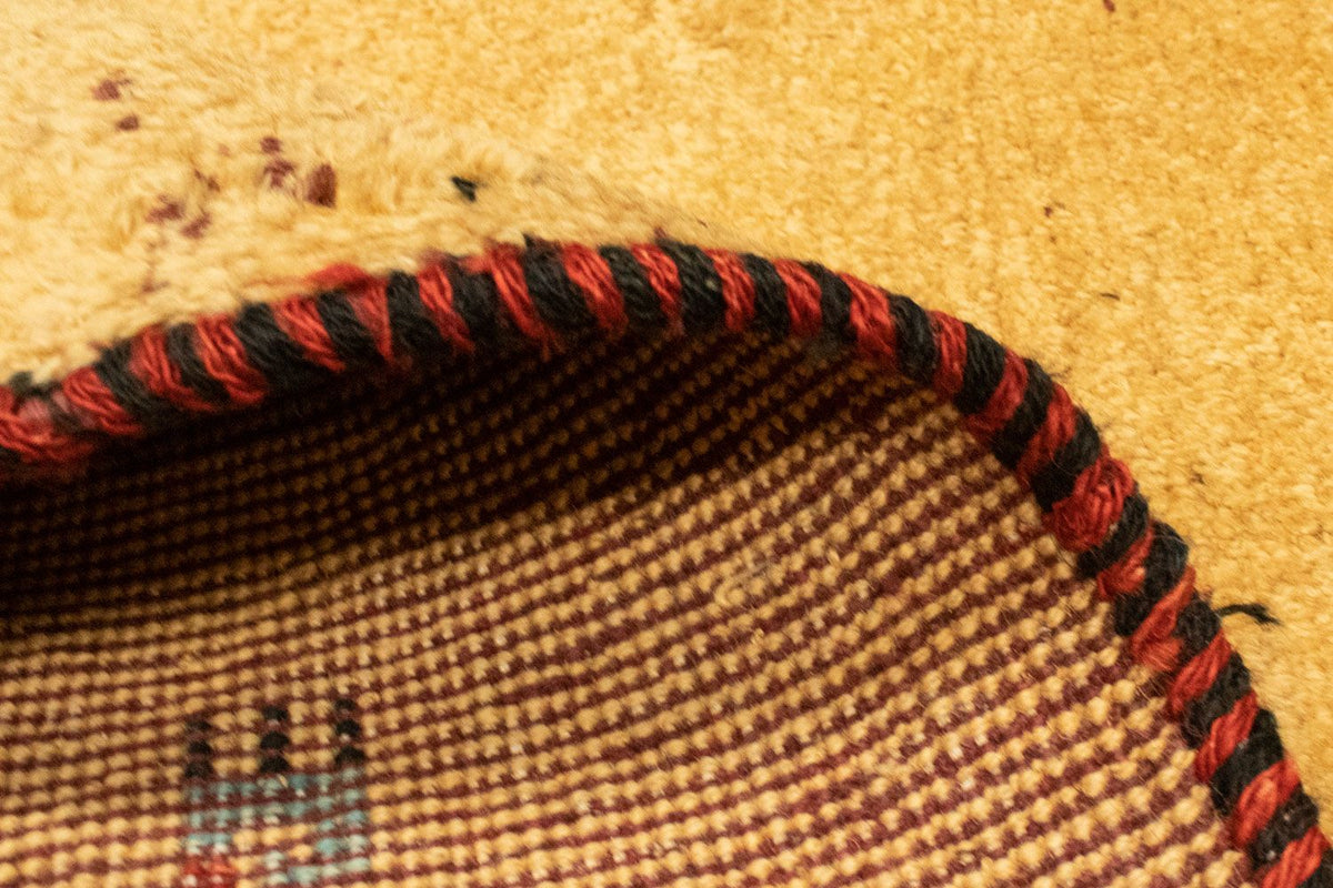 Gabbeh tapijt - Perzisch - 170 x 137 cm - goud