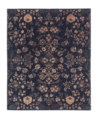 Oosters Tapijt - 300 x 246 cm - donkerblauw