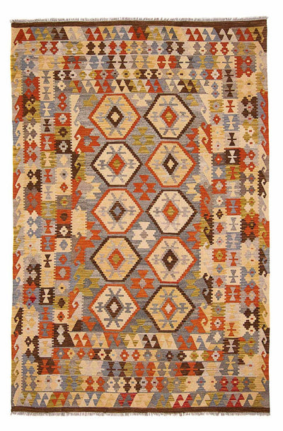 Kilim Maimana Tapijt 200x300cm - Wollen tapijt