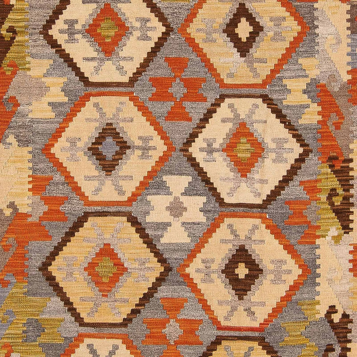 Kelim tapijt - Splash - 300 x 200 cm - veelkleurig