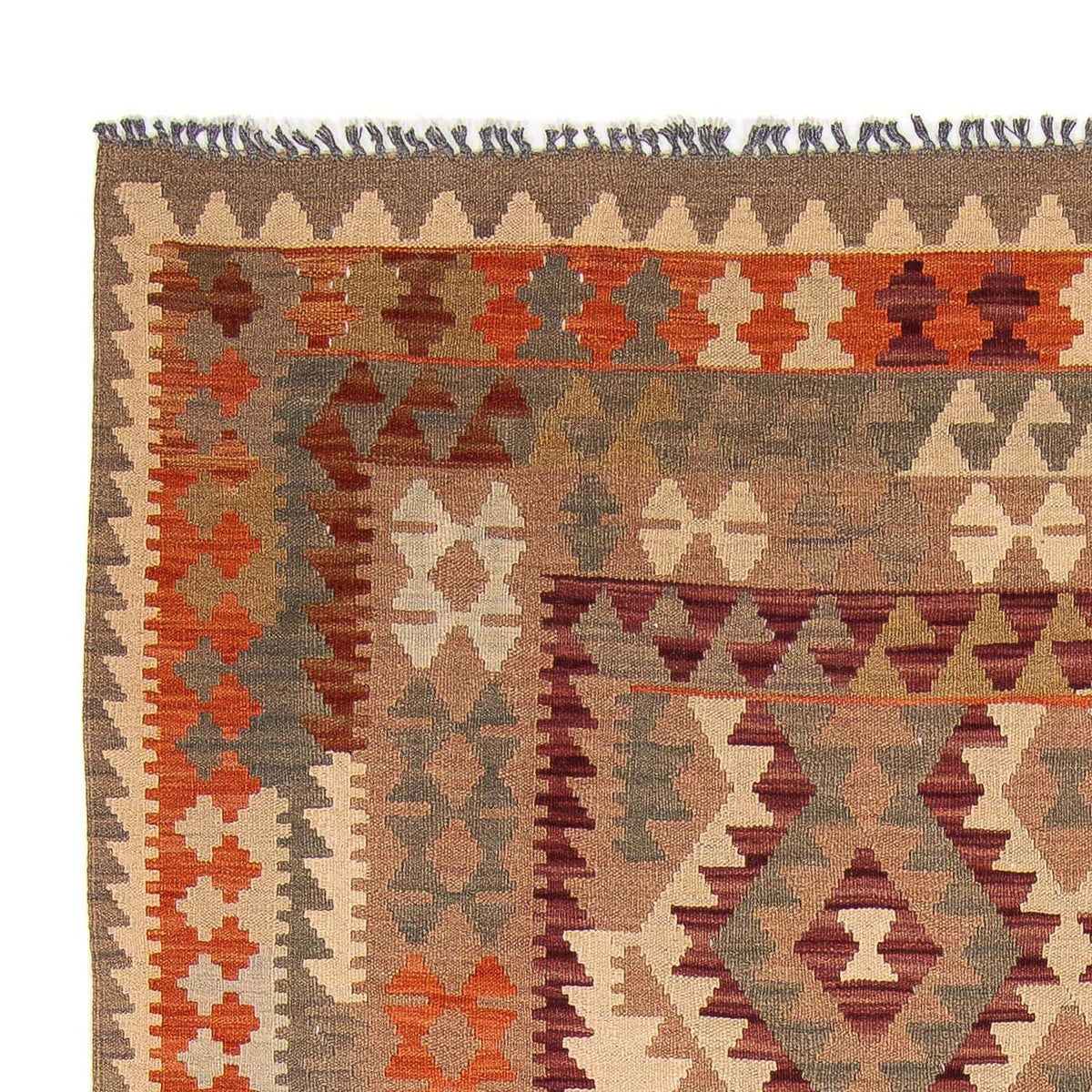 Kelim tapijt - Splash - 293 x 200 cm - veelkleurig