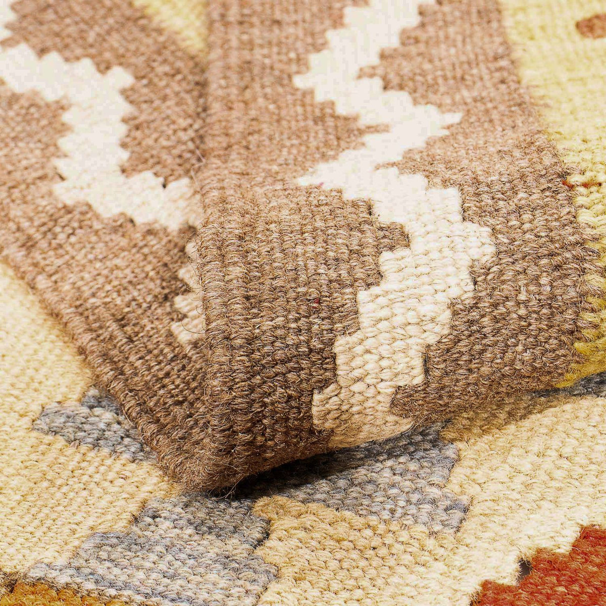 Kelim tapijt - Splash - 296 x 195 cm - veelkleurig