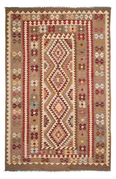 Kilim Maimana Tapijt 198x293cm - Wollen tapijt