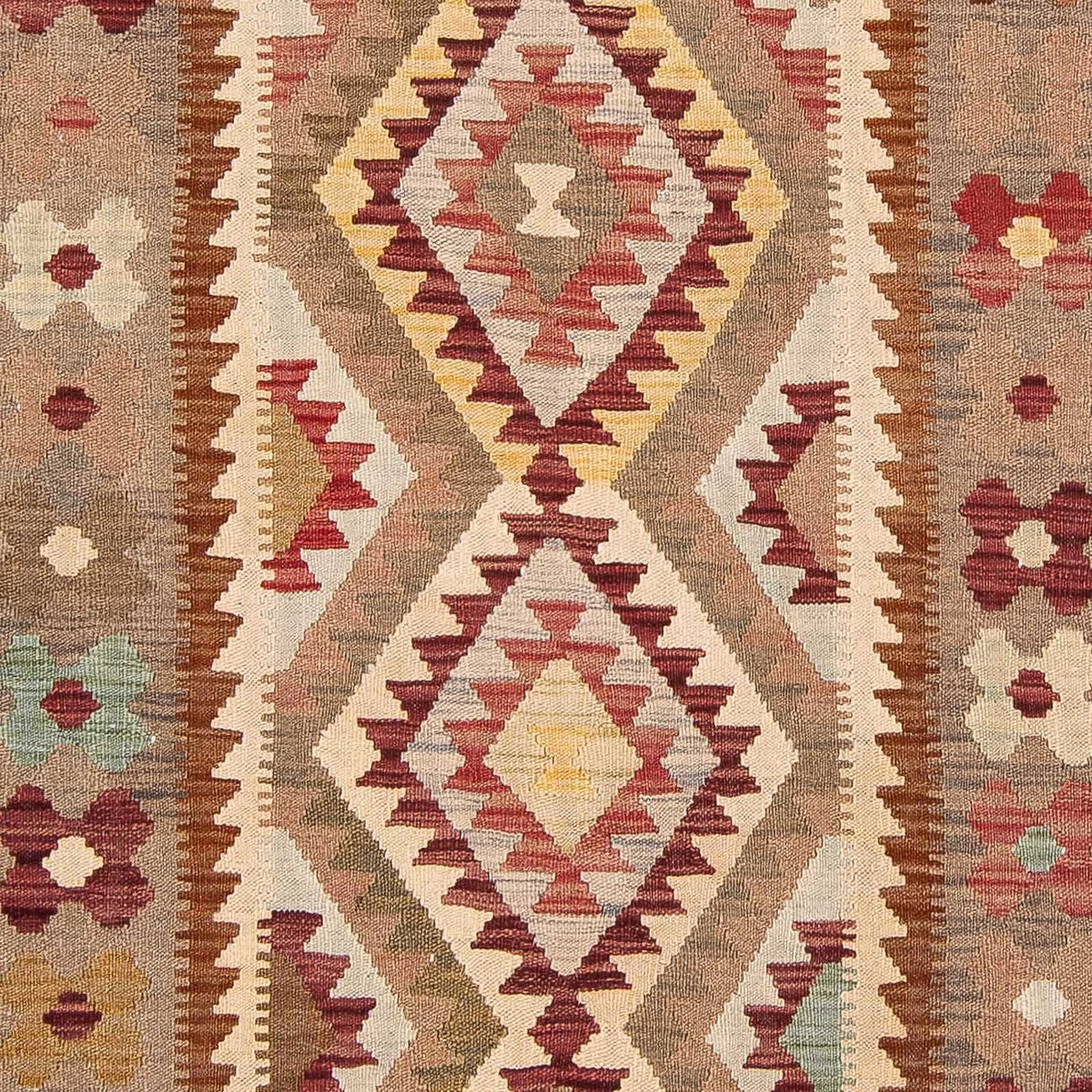 Kelim tapijt - Splash - 293 x 198 cm - veelkleurig