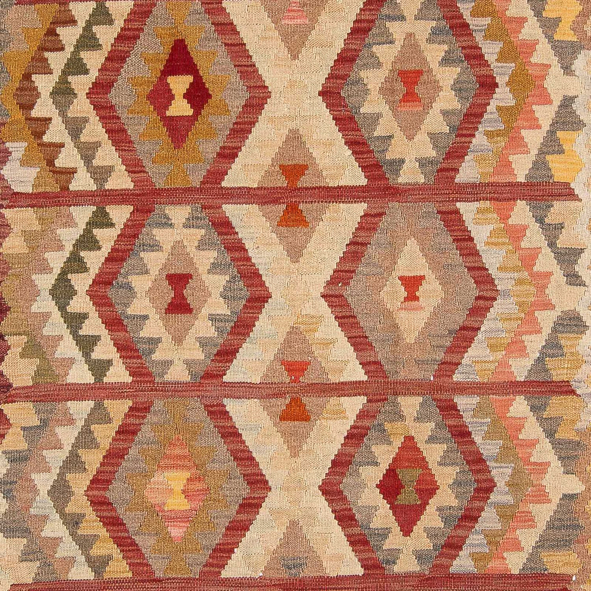 Kelim tapijt - Splash - 301 x 204 cm - beige