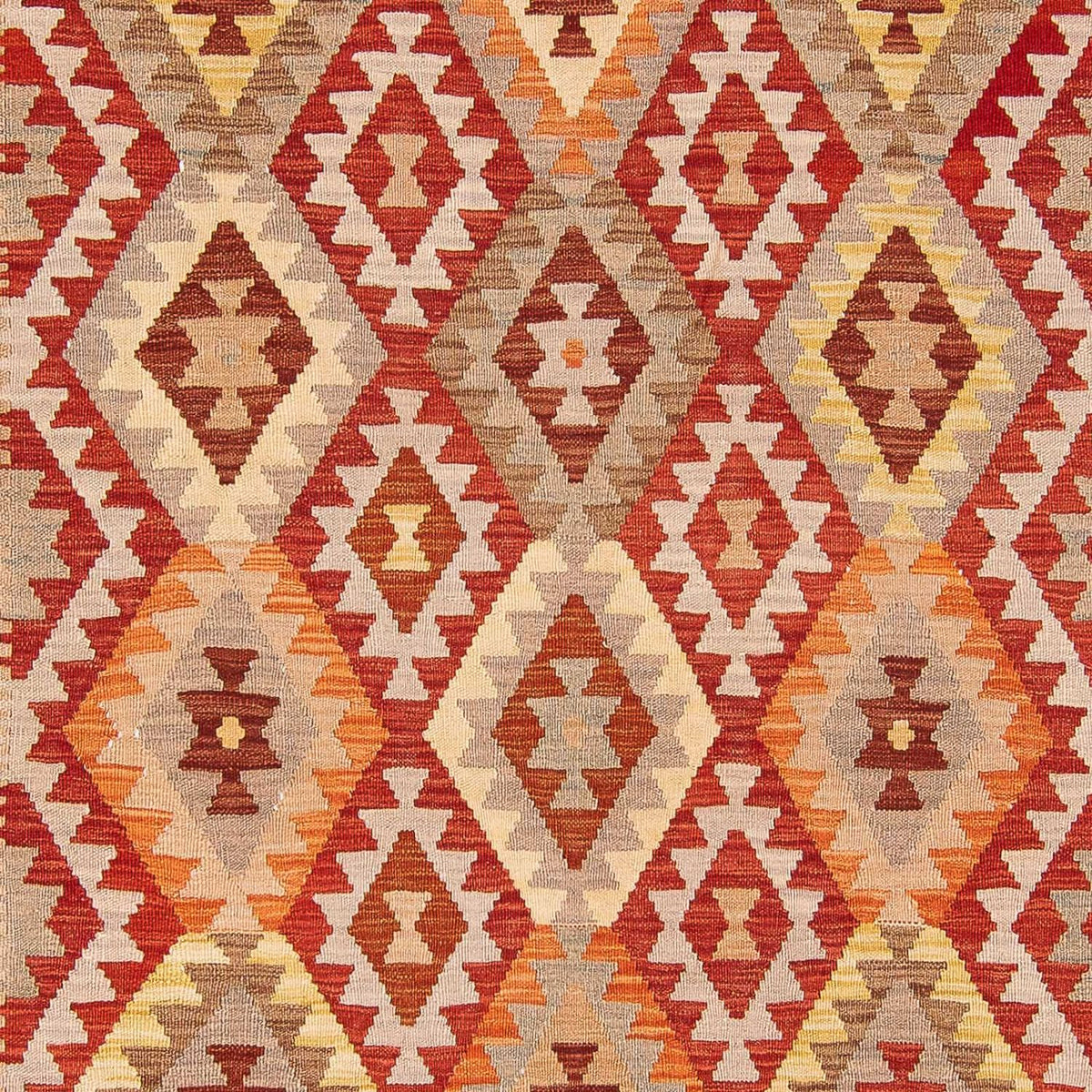 Kelim tapijt - Splash - 297 x 200 cm - lichtbruin