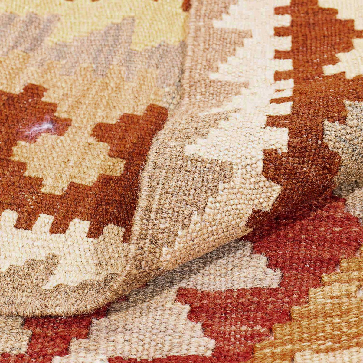 Kelim tapijt - Splash - 297 x 200 cm - lichtbruin