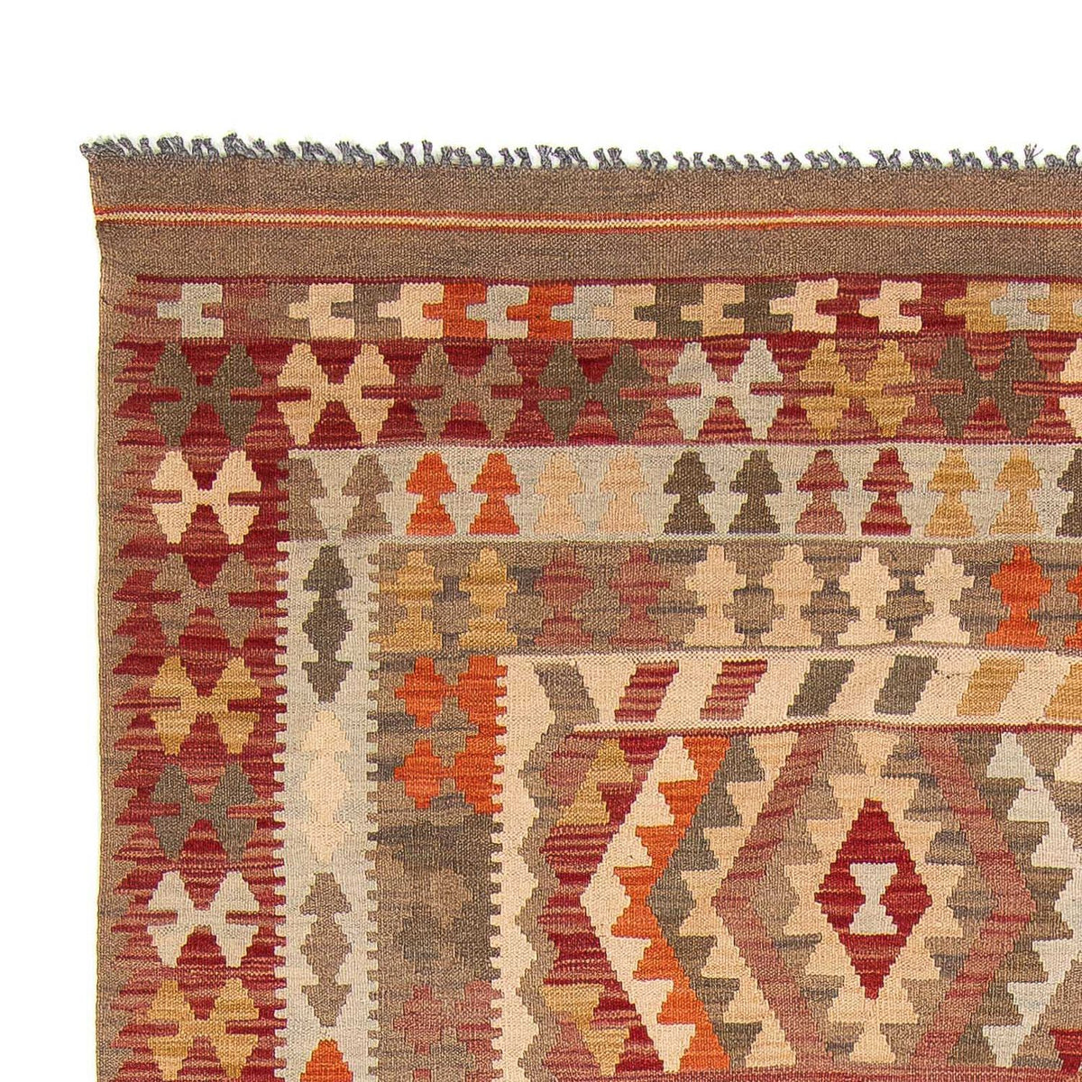 Kelim tapijt - Splash - 296 x 205 cm - veelkleurig