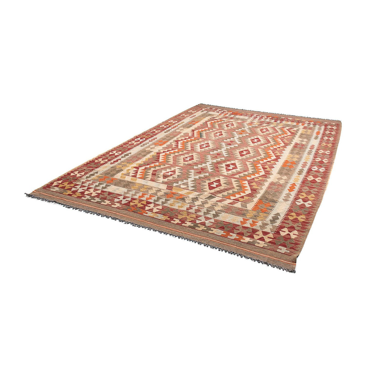 Kelim tapijt - Splash - 296 x 205 cm - veelkleurig