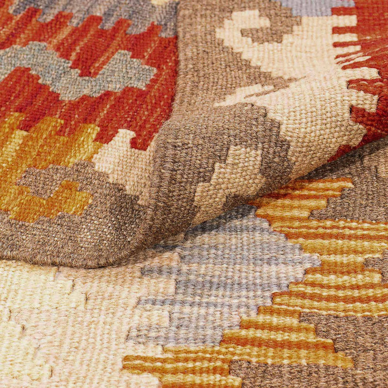 Kelim tapijt - Splash - 291 x 196 cm - veelkleurig