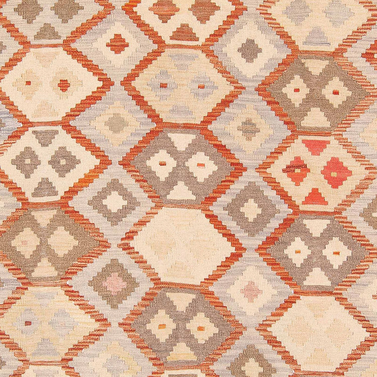 Kelim tapijt - Splash - 285 x 198 cm - beige