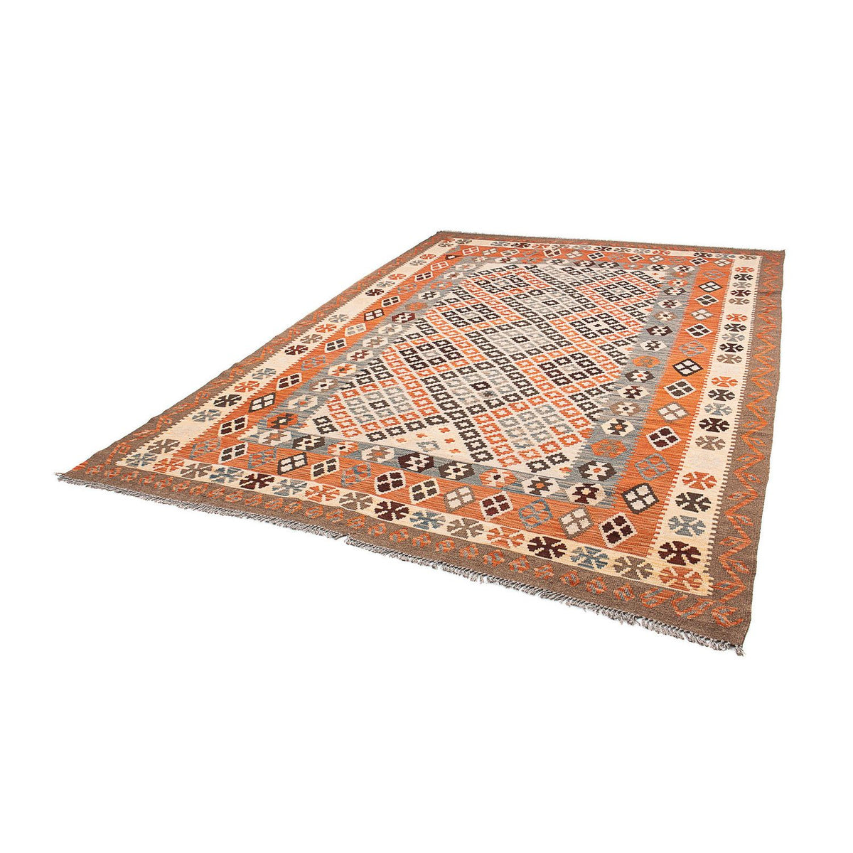 Kelim tapijt - Splash - 292 x 207 cm - veelkleurig