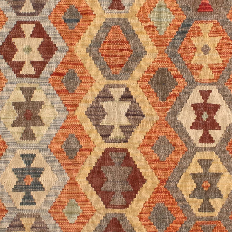 Kelim tapijt - Splash - 205 x 149 cm - veelkleurig