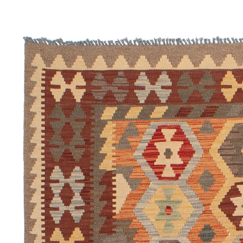 Kelim tapijt - Splash - 205 x 149 cm - veelkleurig