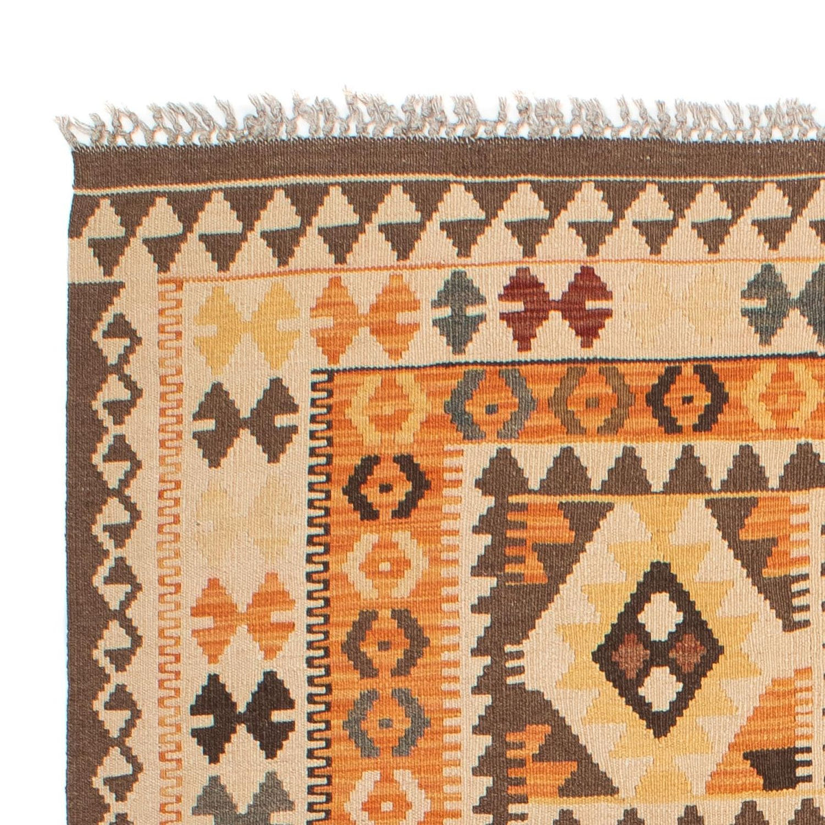 Kelim tapijt - Splash - 201 x 143 cm - veelkleurig