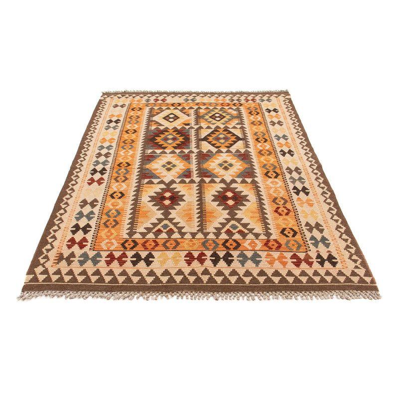 Kelim tapijt - Splash - 201 x 143 cm - veelkleurig