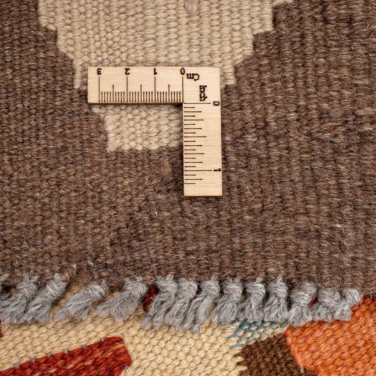 Loper Kelim tapijt - Splash - 298 x 78 cm - veelkleurig