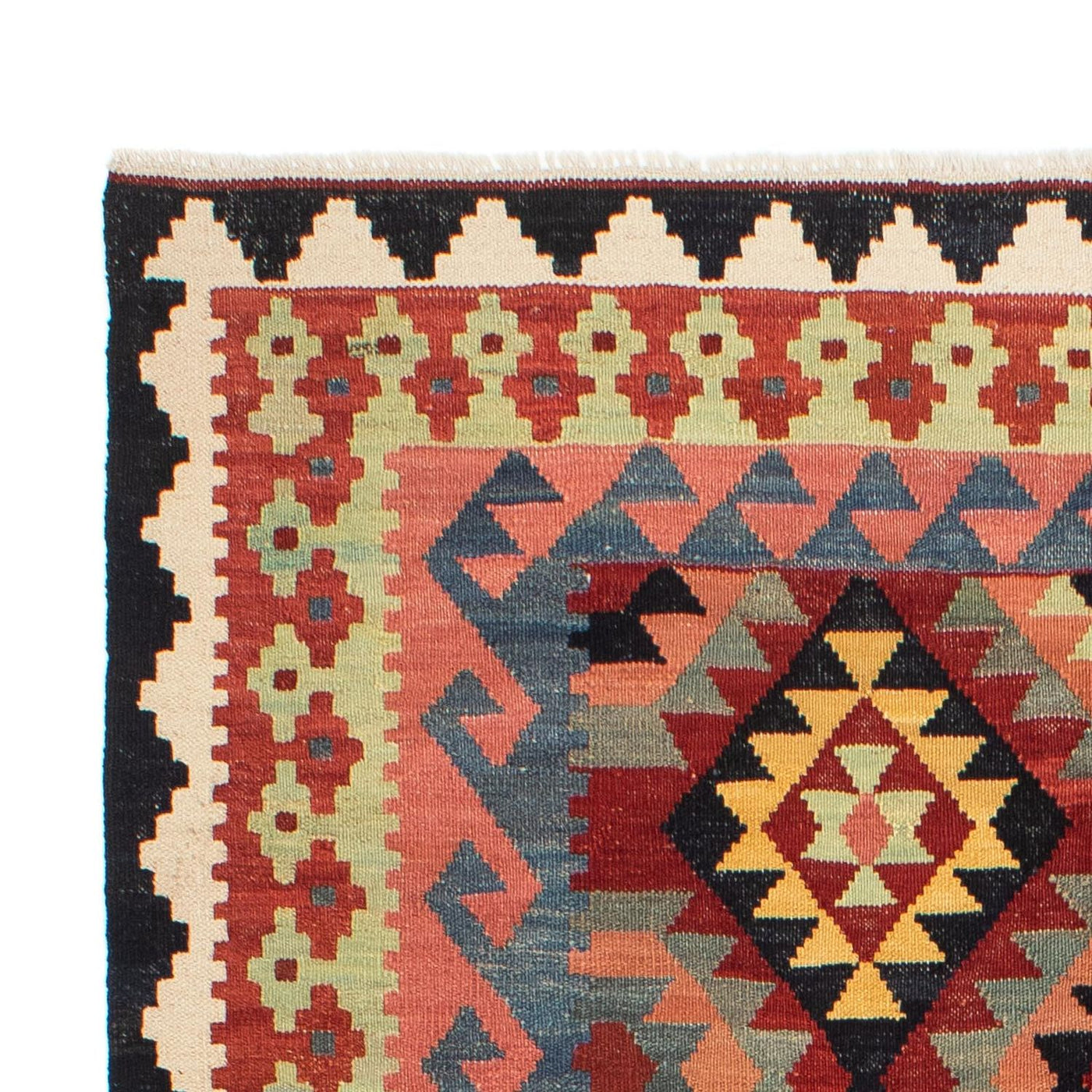 Kilim Maimana Tapijt 214x153cm - Wollen tapijt