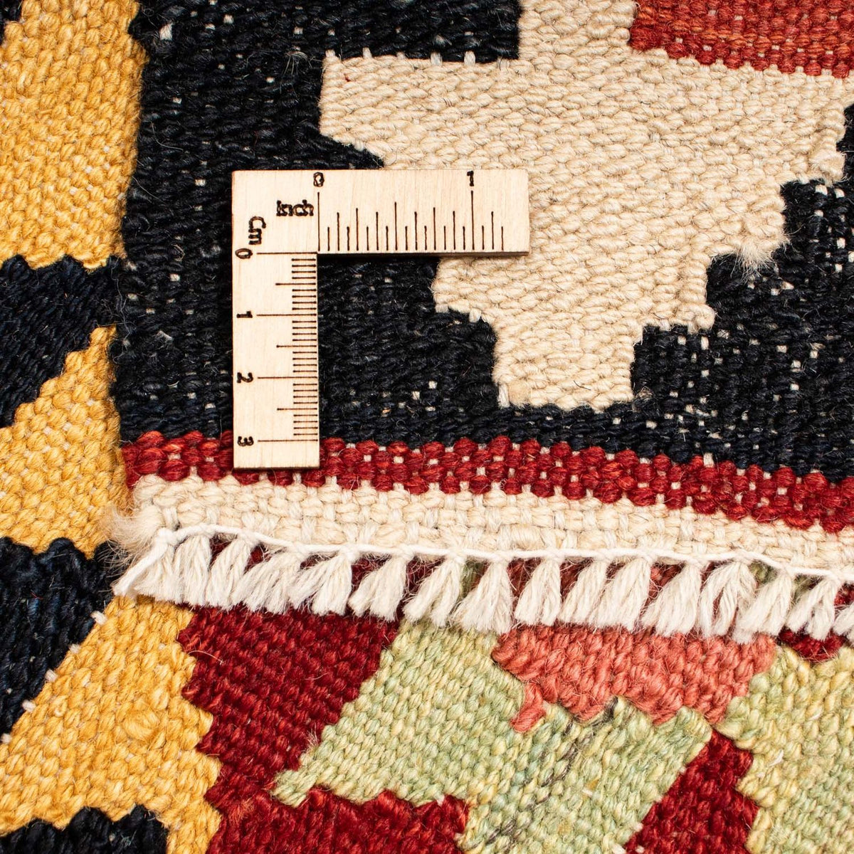 Kelim tapijt - Splash - 214 x 153 cm - veelkleurig