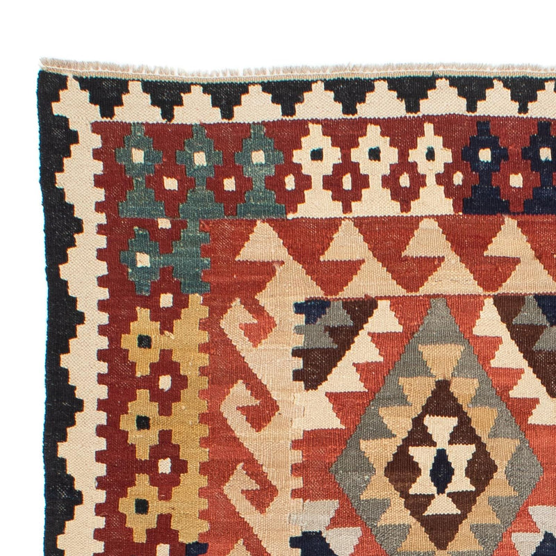 Kelim tapijt - Splash - 189 x 157 cm - veelkleurig