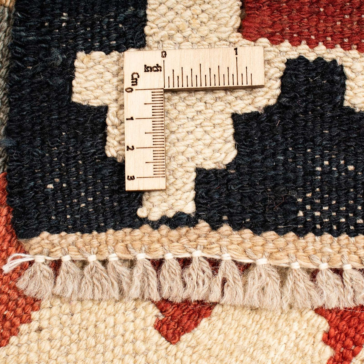 Kelim tapijt - Splash - 189 x 157 cm - veelkleurig