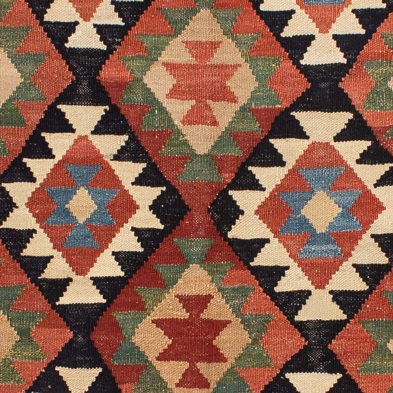 Kelim tapijt - Splash - 202 x 155 cm - veelkleurig