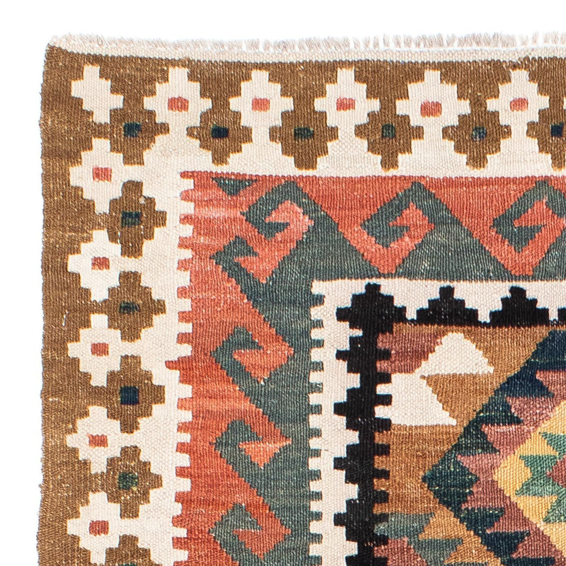 Loper Kelim tapijt - Oosters - 200 x 101 cm - lichtbruin