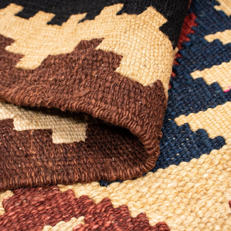 Kelim tapijt - Splash - 203 x 153 cm - veelkleurig