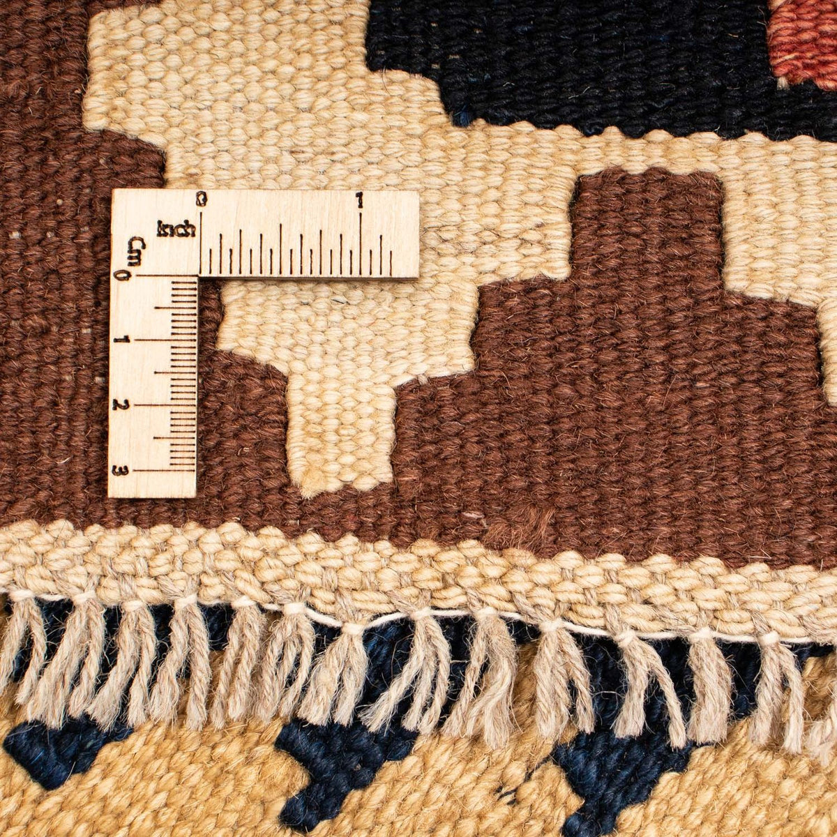 Kelim tapijt - Splash - 203 x 153 cm - veelkleurig